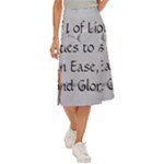 All of Life Come to Me with Ease Joy And Glory 2 Midi Panel Skirt