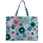 Flower Zipper Mini Tote Bag