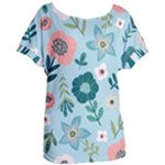 Flower Women s Oversized Tee