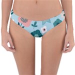 Flower Reversible Hipster Bikini Bottoms