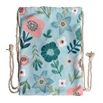 Flower Drawstring Bag (Large)