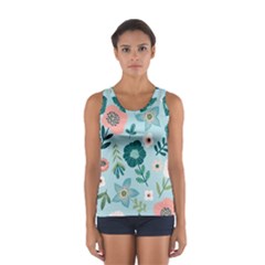 Flower Sport Tank Top  from ArtsNow.com