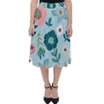 Flower Classic Midi Skirt