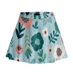 Flower Mini Flare Skirt