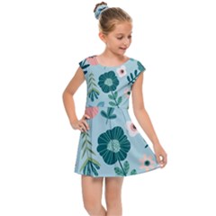 Kids  Cap Sleeve Dress 