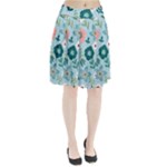 Flower Pleated Skirt