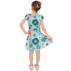 Kids  Short Sleeve Dress 