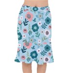Flower Short Mermaid Skirt