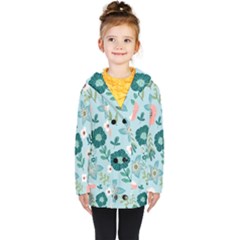 Kids  Double Breasted Button Coat 