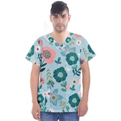 Men s V-Neck Scrub Top 