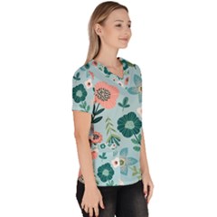 Women s V-Neck Scrub Top 