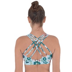 Cross String Back Sports Bra 