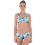 Flower Criss Cross Bikini Set