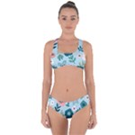 Flower Criss Cross Bikini Set