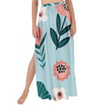 Flower Maxi Chiffon Tie-Up Sarong