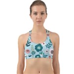 Flower Back Web Sports Bra