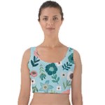 Flower Velvet Crop Top