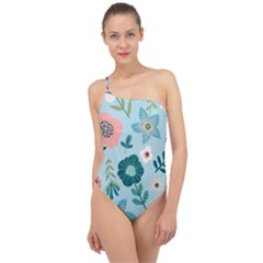 Classic One Shoulder Swimsuit 