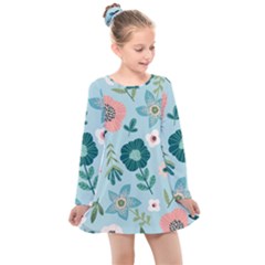 Kids  Long Sleeve Dress 