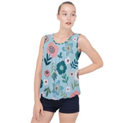 Bubble Hem Chiffon Tank Top 