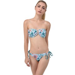 Twist Bandeau Bikini Set 