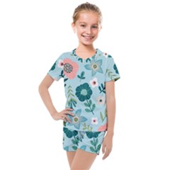 Kids  Mesh T-Shirt and Shorts Set 