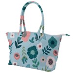 Flower Canvas Shoulder Bag