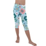 Flower Kids  Lightweight Velour Capri Leggings 