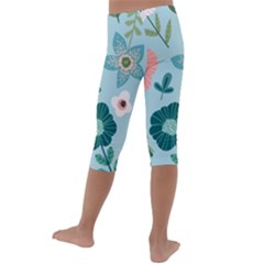 Kids  Lightweight Velour Capri Leggings  