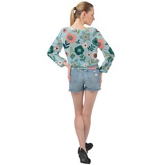 Banded Bottom Chiffon Top 