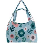 Flower Double Compartment Shoulder Bag