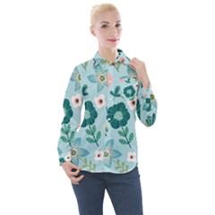 Women s Long Sleeve Pocket Shirt 