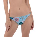 Flower Ring Detail Bikini Bottom