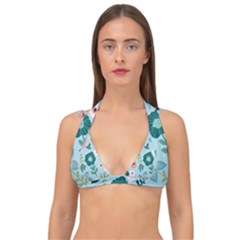 Double Strap Halter Bikini Top 