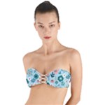 Flower Twist Bandeau Bikini Top