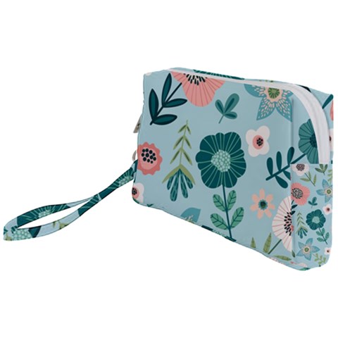 Flower Wristlet Pouch Bag (Small) from ArtsNow.com