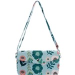 Flower Removable Strap Clutch Bag