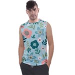 Flower Men s Regular Tank Top