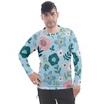 Flower Men s Pique Long Sleeve Tee