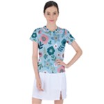 Flower Women s Sports Top