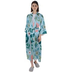 Maxi Satin Kimono 