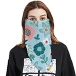 Flower Face Covering Bandana (Triangle)