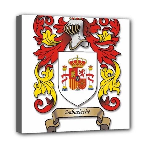 Zabaeleche Coat of Arm Mini Canvas 8  x 8  (Stretched) from ArtsNow.com