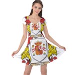 Zabaeleche Coat of Arm Cap Sleeve Dress