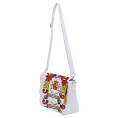 Shoulder Bag with Back Zipper 