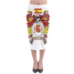 Zabaeleche Coat of Arm Midi Pencil Skirt