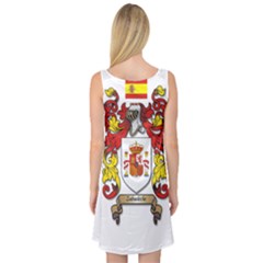 Sleeveless Satin Nightdress Back Sleeveless Satin Nightdress Back