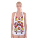 Boyleg Halter Swimsuit  