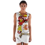 Zabaeleche Coat of Arm Wrap Front Bodycon Dress