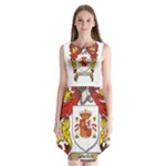 Zabaeleche Coat of Arm Sleeveless Chiffon Dress  